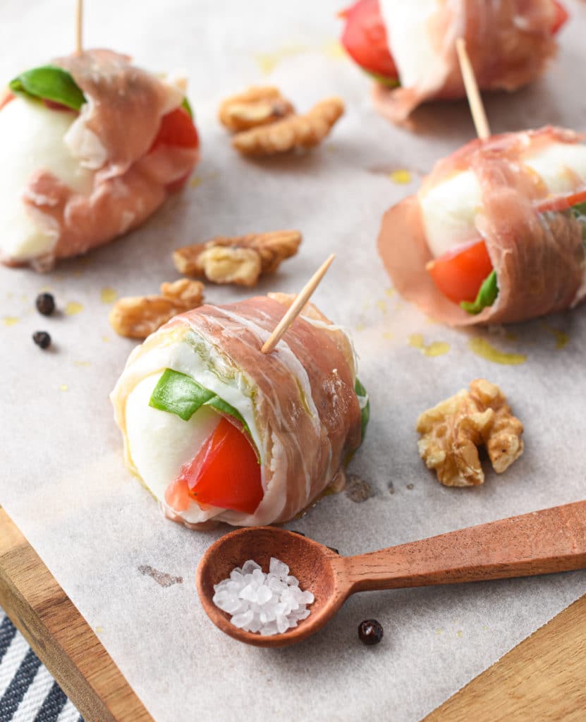 Prosciutto Wrapped Mozzarella Sweet As Honey