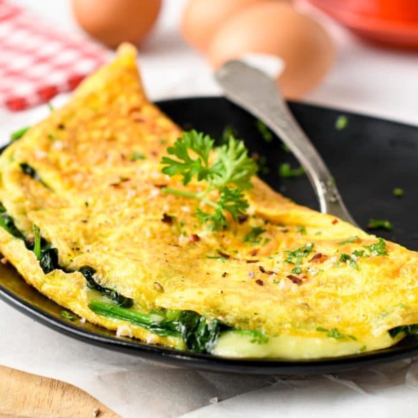 Spinach Omelette Sweet As Honey