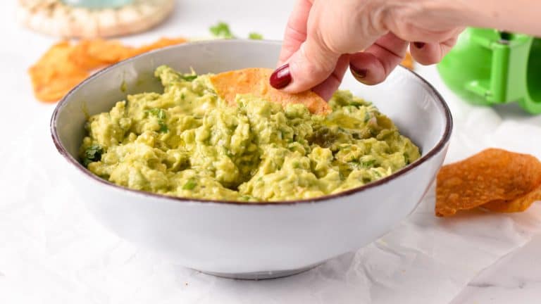 4-Ingredient Guacamole Recipe - Sweet As Honey