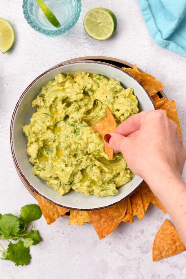 4-Ingredient Guacamole Recipe - Sweet As Honey