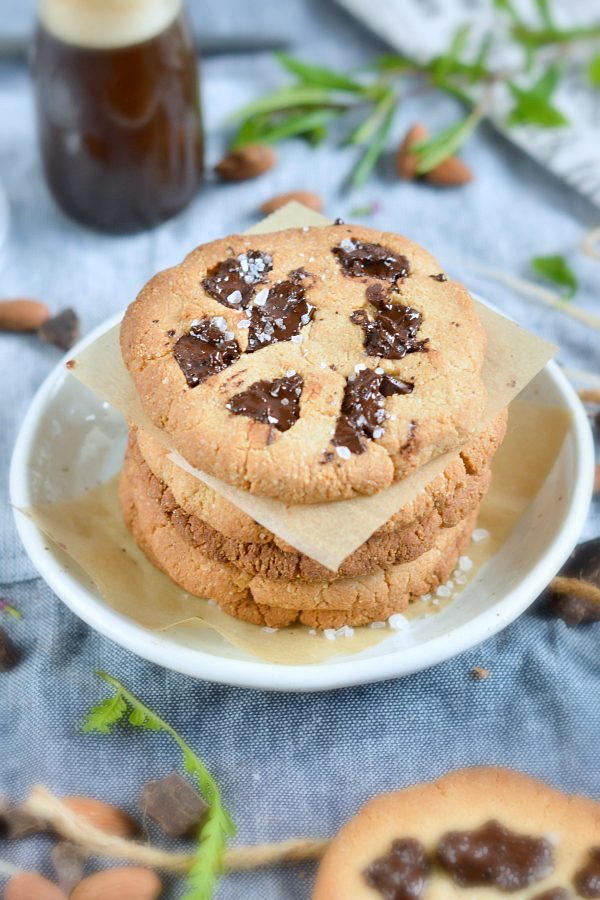 Almond Flour Chocolate Chip Cookies Paleo Vegan Sweetashoney