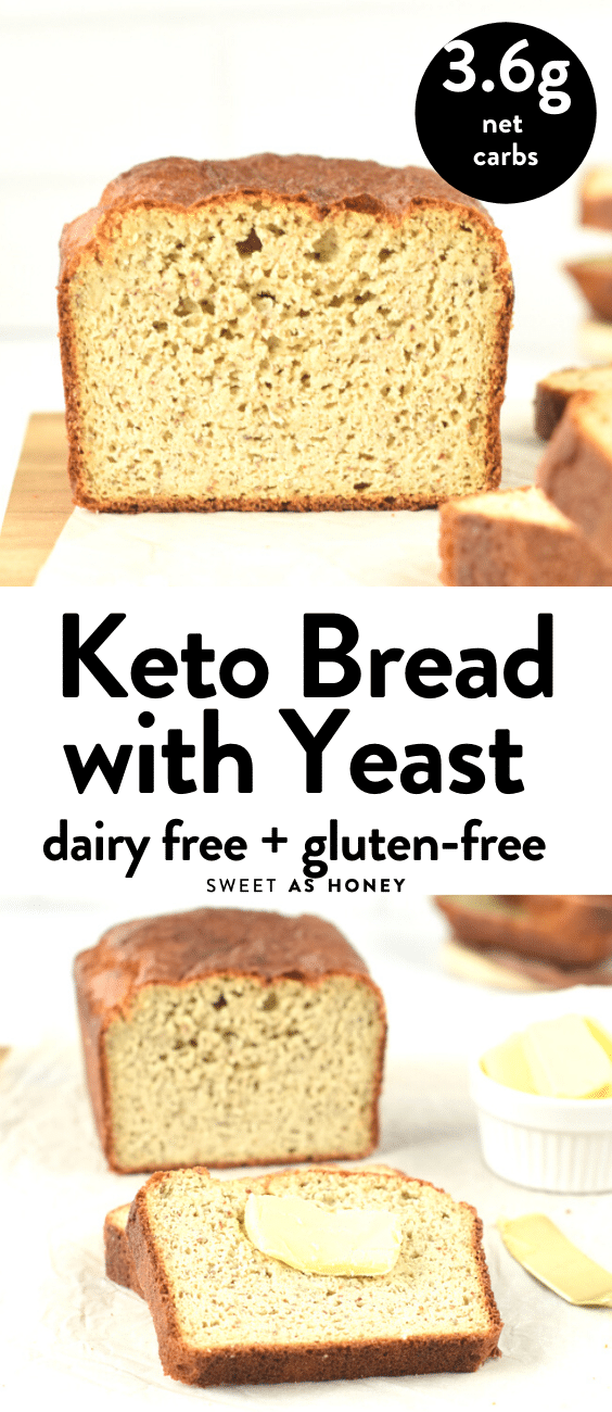 Almond Flour Keto Bread with Yeast - Sweet As Honey