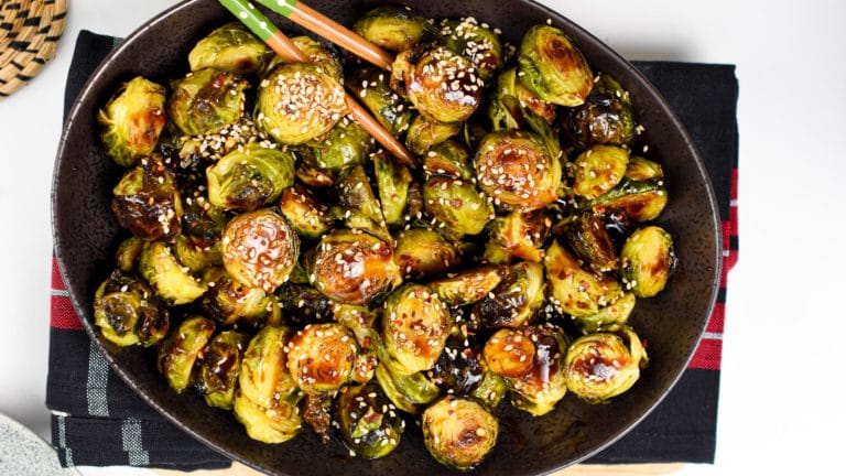 Asian Brussel Sprouts - Sweet As Honey