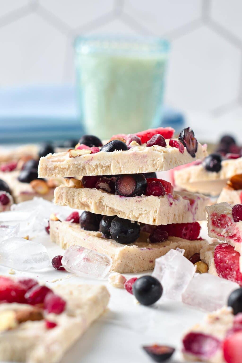 Frozen Cottage Cheese Bark (40 Calories, High-Protein Snack) - Sweet As ...