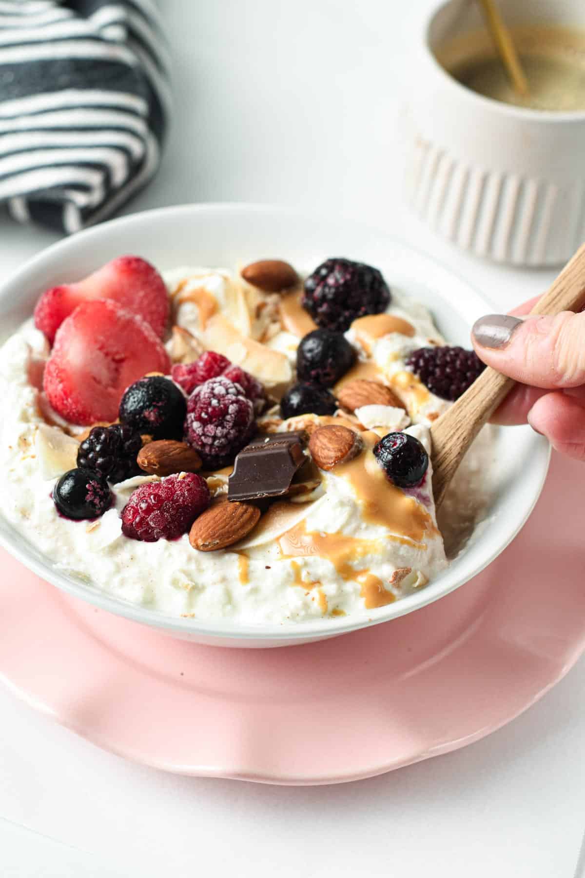 Cottage Cheese Breakfast Sweet As Honey