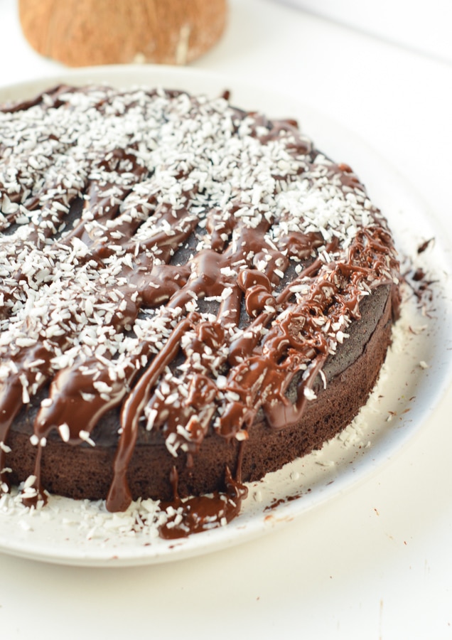 Coconut flour chocolate cake - keto + paleo - Sweetashoney