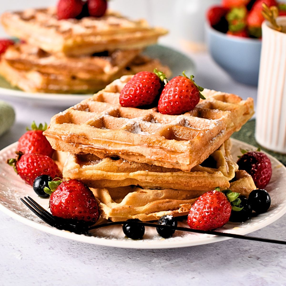 Dairy-Free Waffles - Sweet As Honey