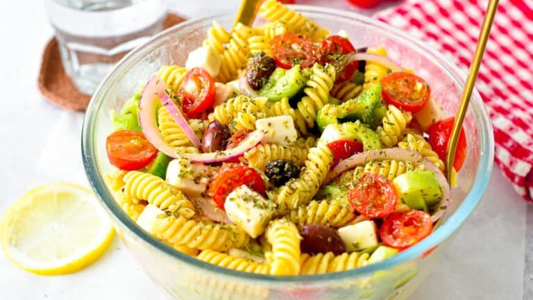 Greek Pasta Salad Sweet As Honey 9545