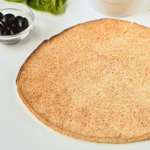 Prebaked Coconut Flour Pizza Crust.