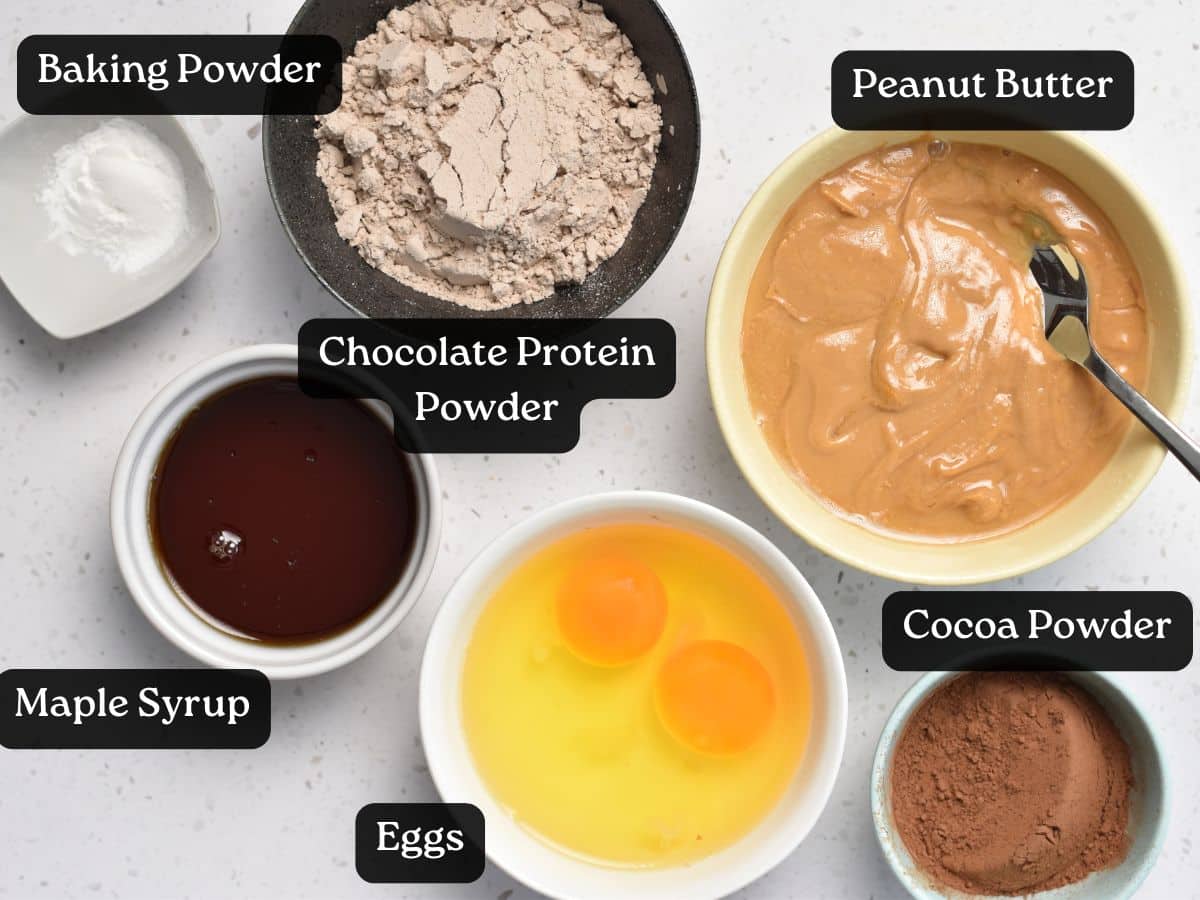 Ingredients for Protein Brownies