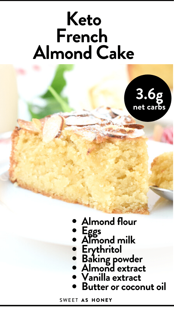 Keto Almond Cake Recipe (Easy 1-bowl Butter Cake) - Sweet As Honey