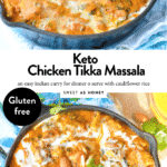 KETO CHICKEN TIKKA MASSALA #tikkamassala #healthy #ketocurry #indiancurry #easy #ketodinner #ketochicken #chicken