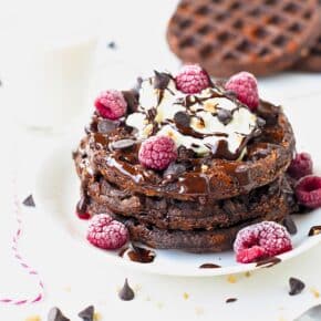 Keto Chocolate Chaffles (2g Net Carbs)