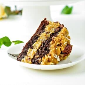 Keto German Chocolate Cake (4.2g Net Carbs)