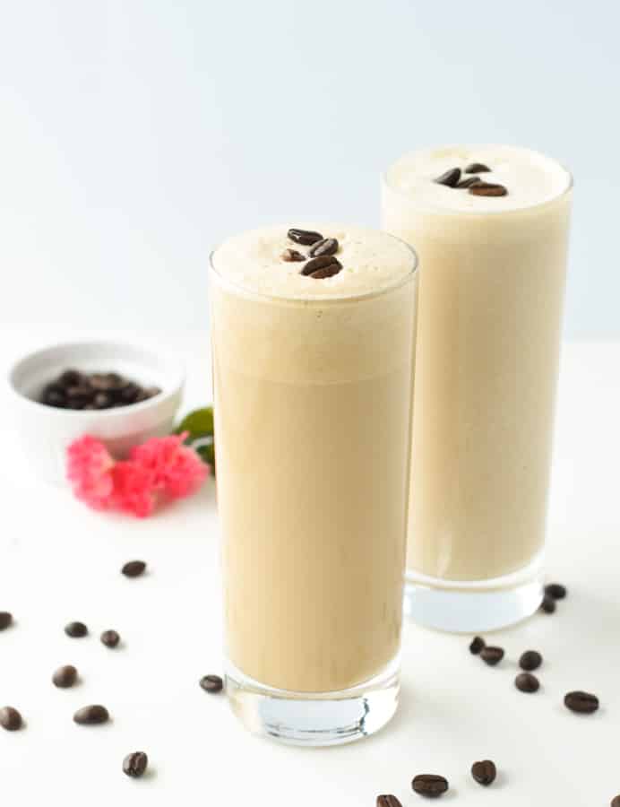 Coffee protein shake with chocolate (Keto Friendly!)