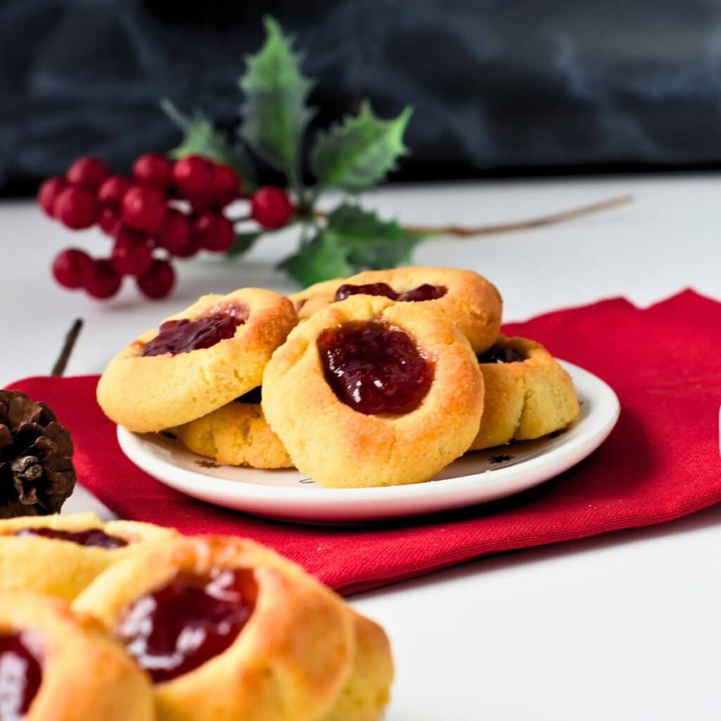 Keto Thumbprint Cookies