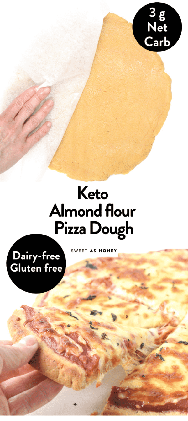 Almond Flour Keto Pizza Crust 3g Net Carbs Sweetashoney Sah 2434