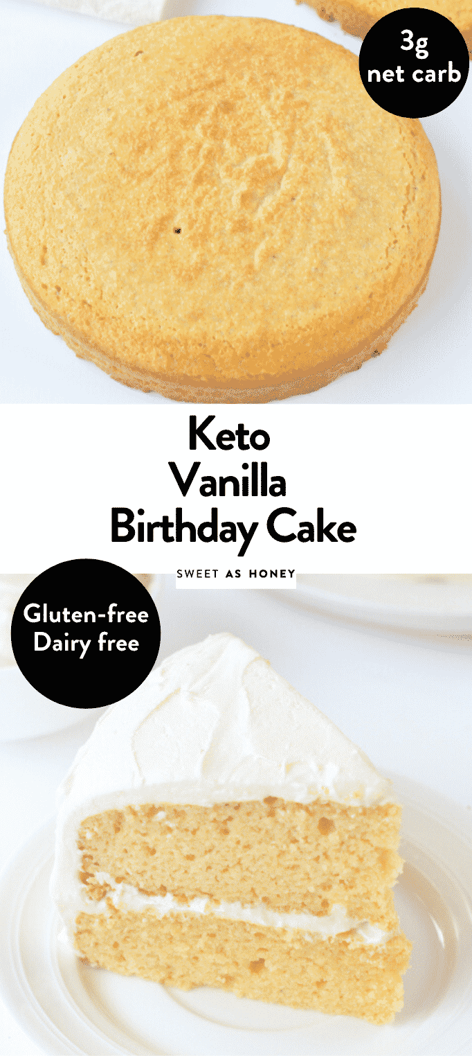 Vanilla Keto Cake DiabeticFriendly Sweetashoney SaH