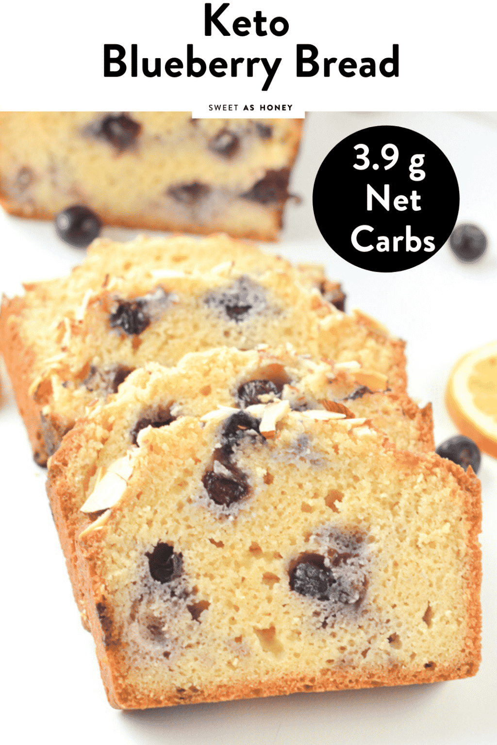 Keto Blueberry Bread With Coconut Flour Sweetashoney Sah