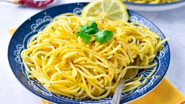 Lemon Garlic Pasta - Sweet As Honey