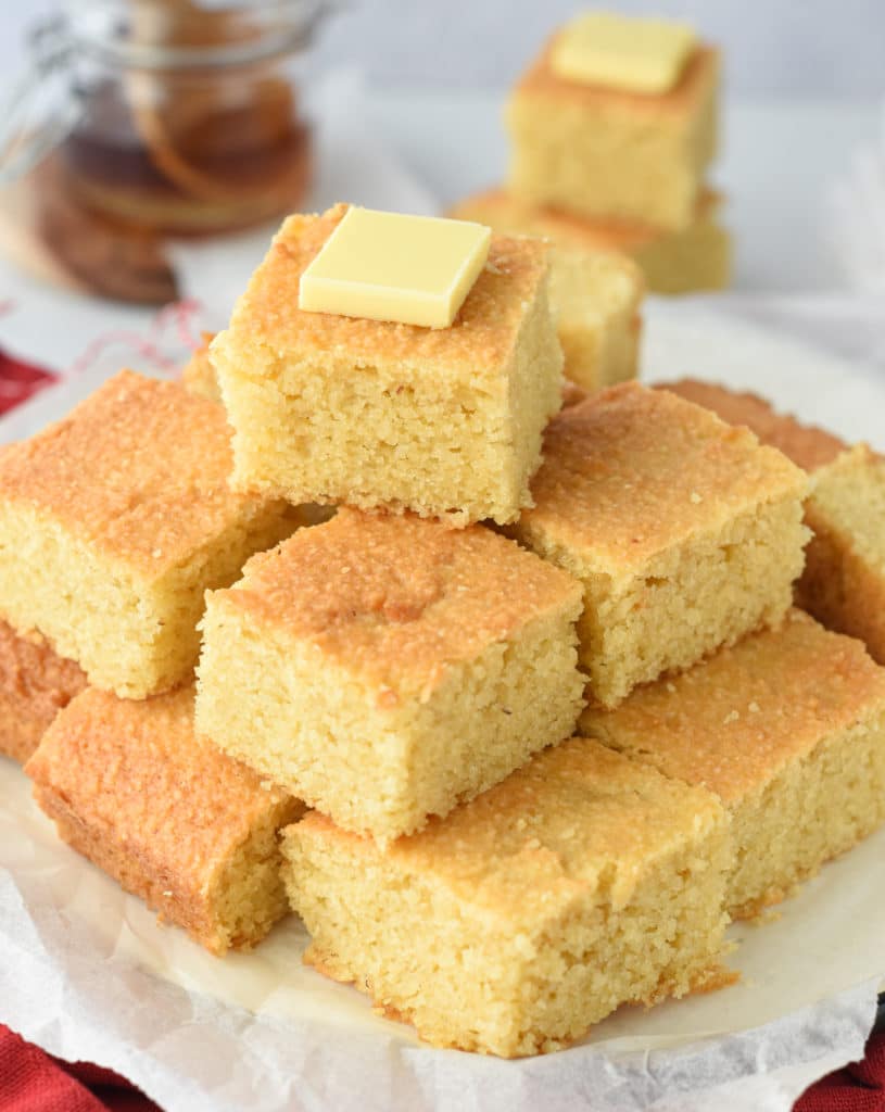 Almond Flour Cornbread (Keto, Gluten-free) - Sweet As Honey