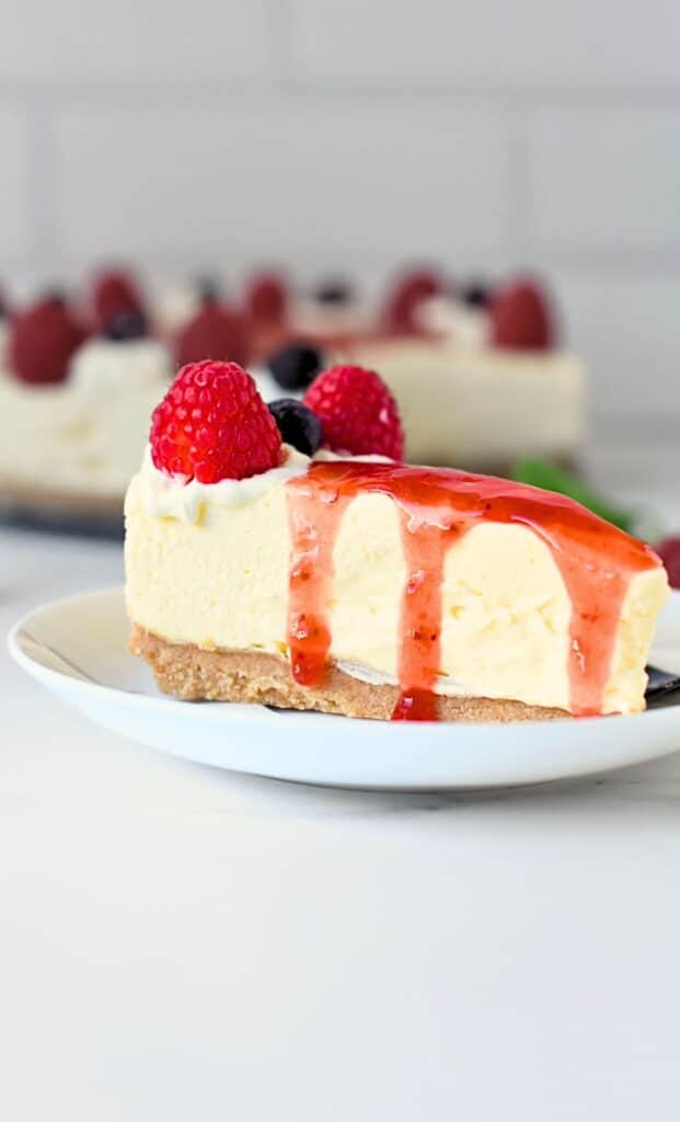 No-Bake Keto Cheesecake - Sweet As Honey