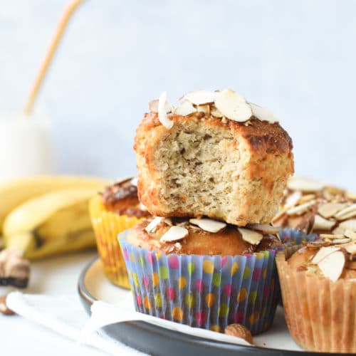 Almond Flour Banana Muffins