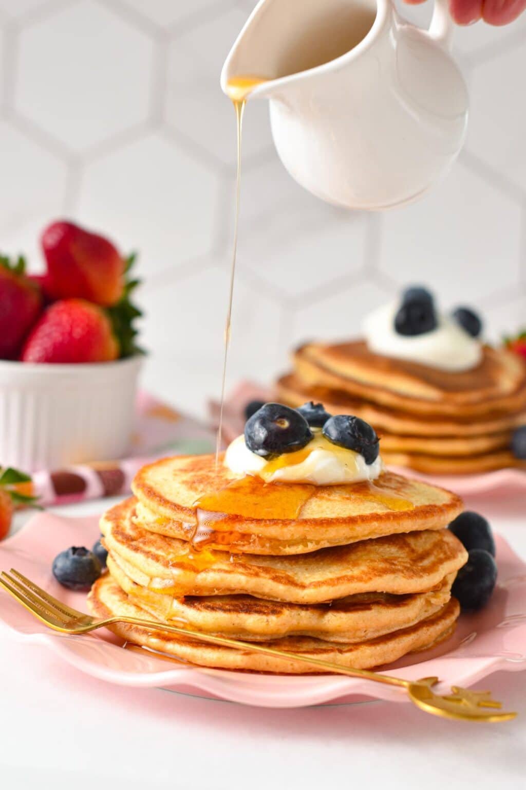 Protein Pancakes Without Protein Powder - Sweet As Honey