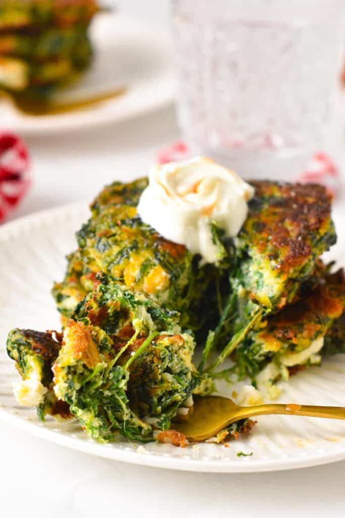 Spinach Fritters - Sweet As Honey