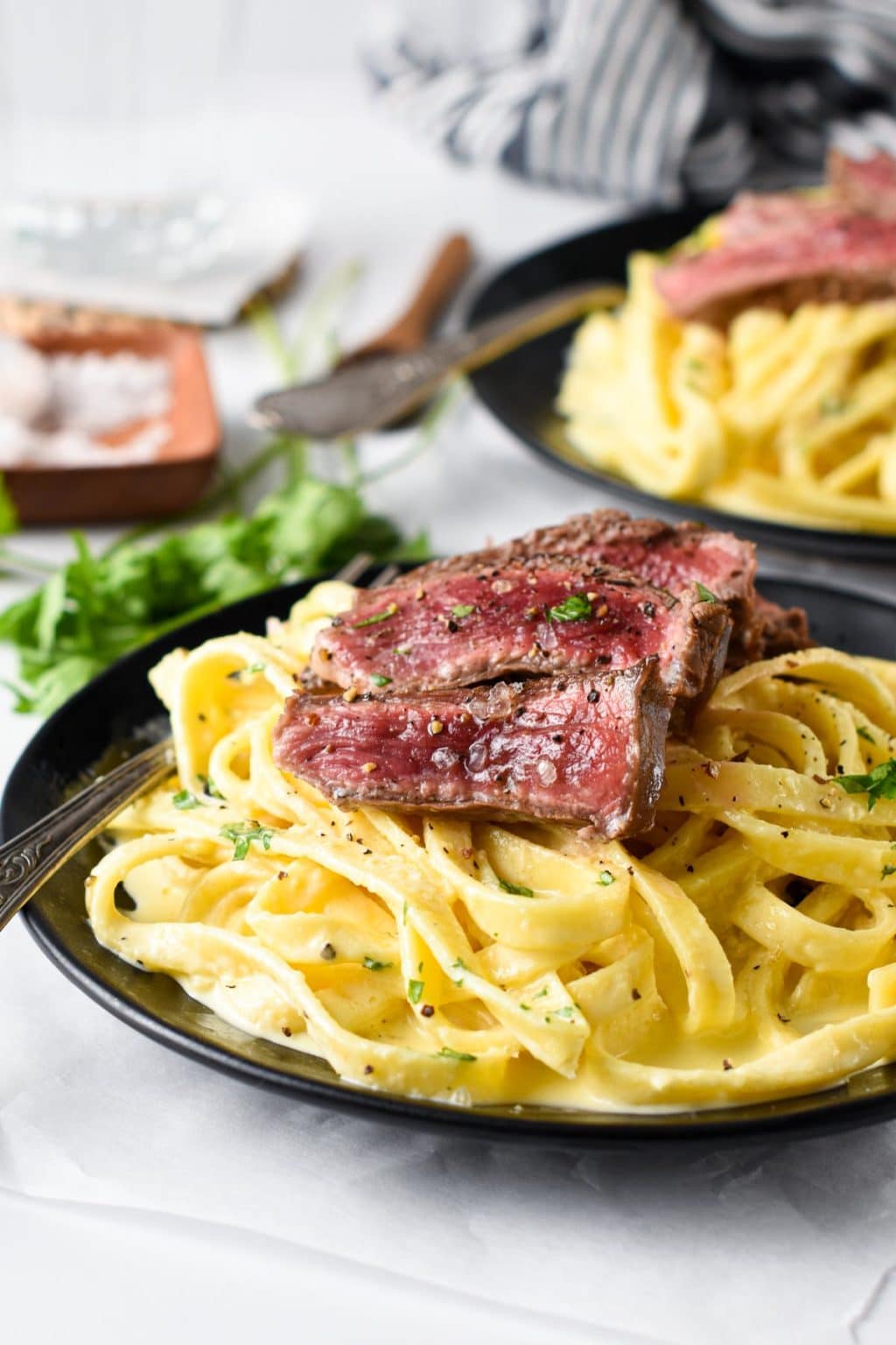 Steak Alfredo In 30 Minutes! - Sweet As Honey