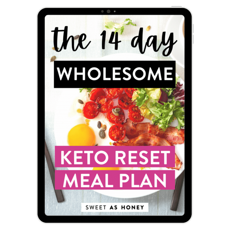 14-day Wholesome Keto Meal Plan - Ebook - Sweet As Honey