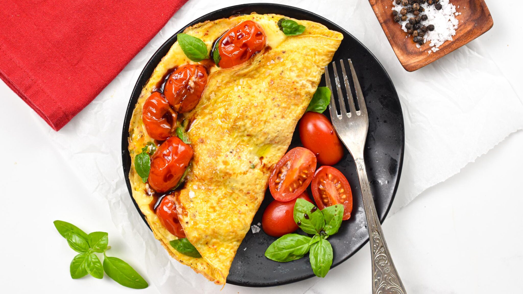 Tomato Omelette - Sweet As Honey