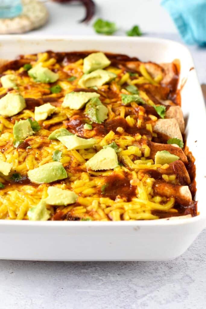 Vegan Enchiladas - Sweet As Honey