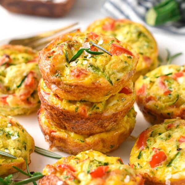 Zucchini Egg Muffins (healthy, Easy) - Sweet As Honey