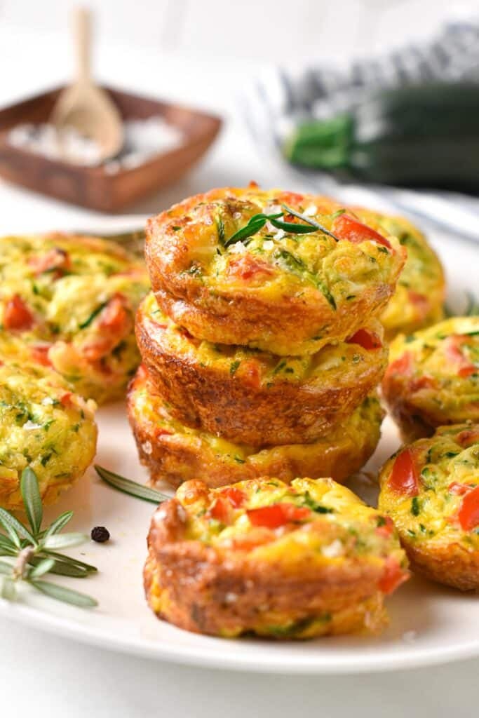 Zucchini Egg Muffins - Sweet As Honey