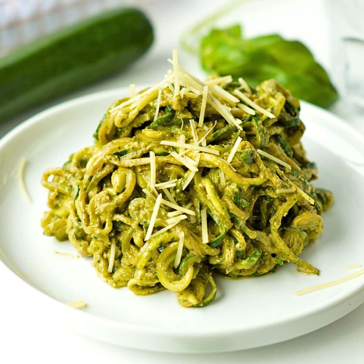 Zucchini Noodles With Pesto