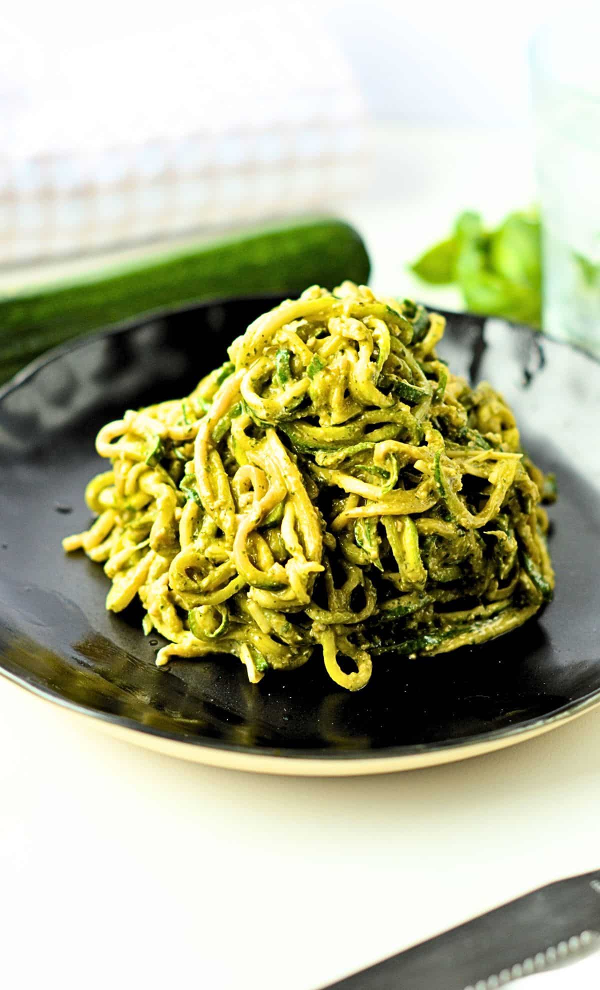 Zucchini Noodles With Pesto