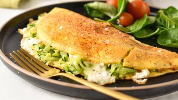 Zucchini Omelette - Sweet As Honey