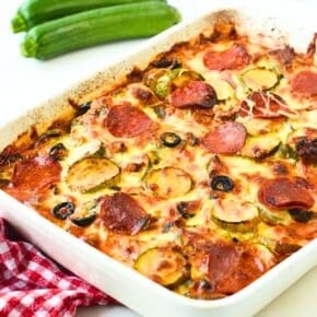 Zucchini Pizza Casserole (Ready in 30 Minutes)