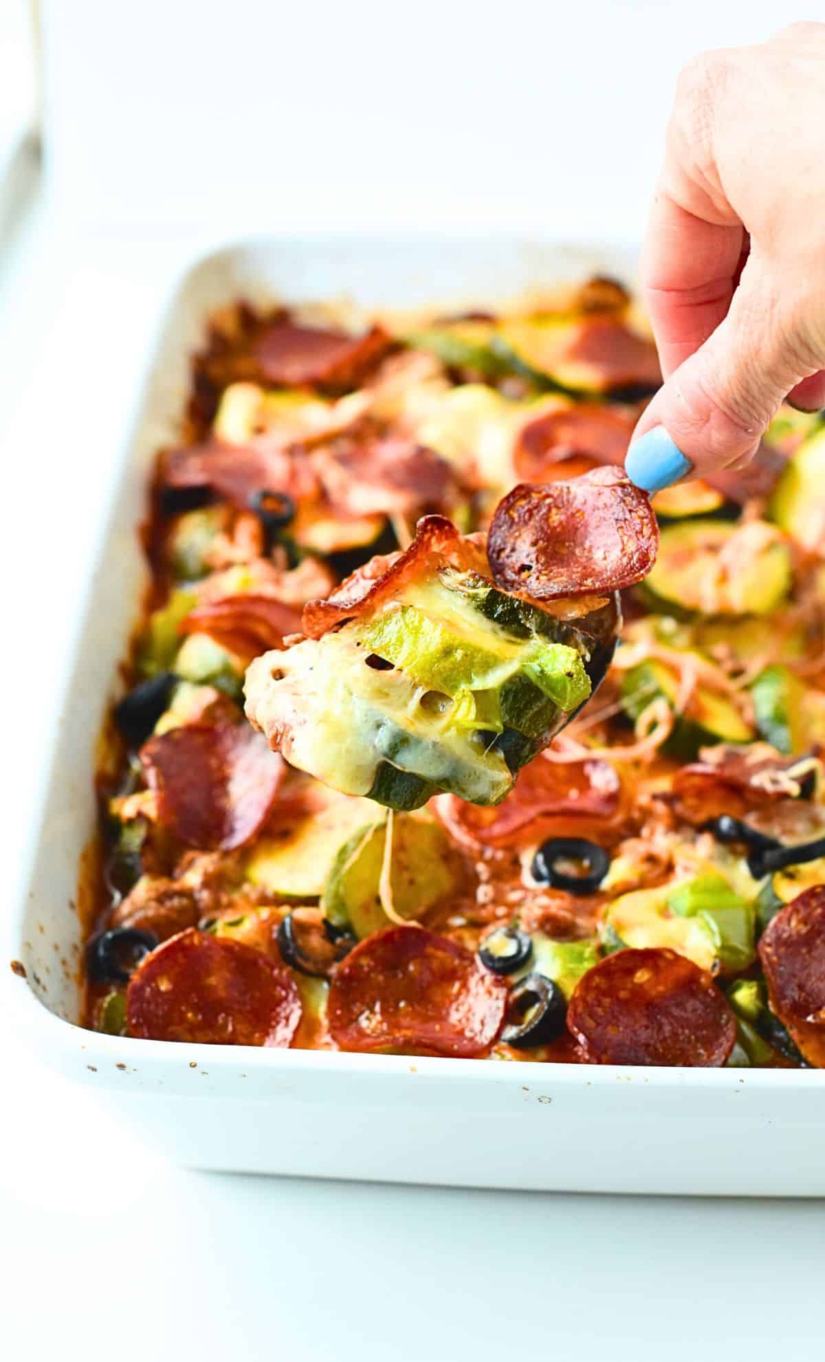 Zucchini Pizza Casserole