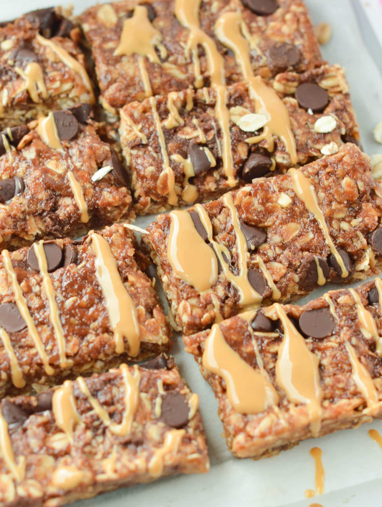 Peanut Butter Oatmeal Protein Bars No Bake Vegan