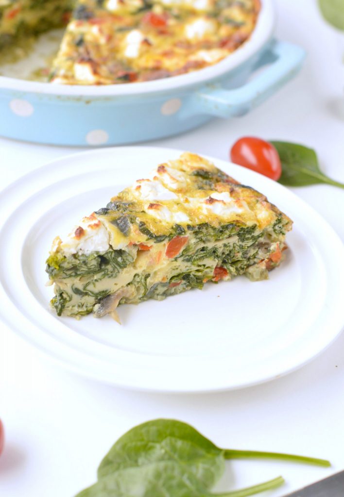 Keto Spinach Frittata (3.5g Net Carbs) - Sweet As Honey