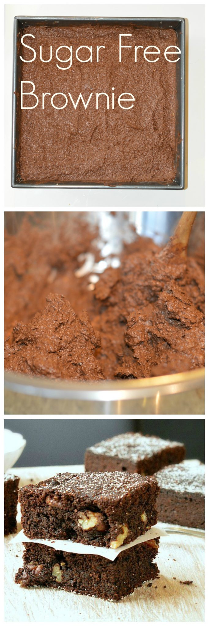 Sugar free Brownies | Coconut flour - Sweetashoney